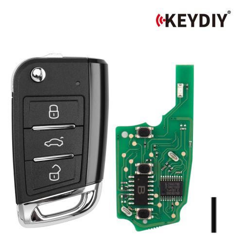 KEYDIY KD NB15-3 Flip Remote Key for VW MQB Type 3 Buttons 5pcs/lot