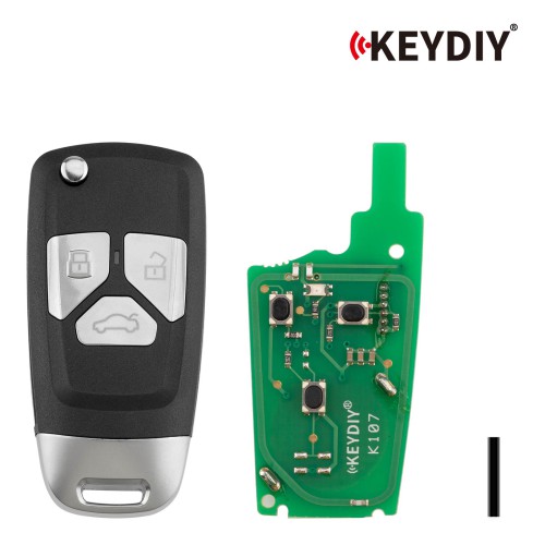 KEYDIY KD B26-3 Flip Remote Key for Audi Type 3 Buttons 5pcs/lot