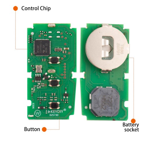 KEYDIY KD TB36-3 Smart Remote Key for Toyota/ Lexus 3 Buttons With 8A Transponder 5pcs/lot