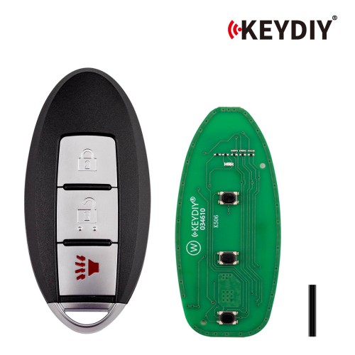 KEYDIY KD ZB03-3 Smart Remote Key for Nissan Type 2+1 Buttons 5pcs/lot