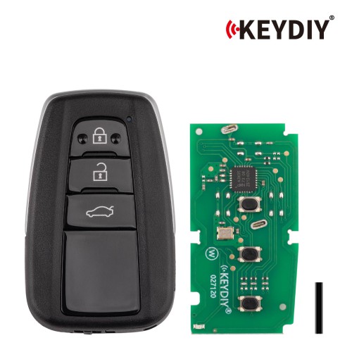 KEYDIY KD ZB36-3 Smart Remote Key for Toyota Type 3 Buttons 5pcs/lot