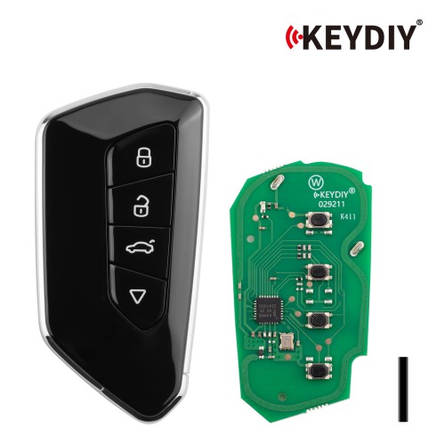 KEYDIY KD ZB25-4 Smart Remote Key for VW Type 4 Buttons 5pcs/lot