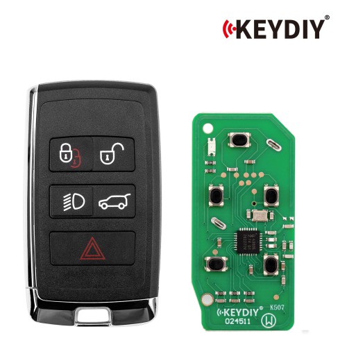 KEYDIY KD ZB24-5 Smart Remote Key for Land Rover Type 4+1 Buttons 5pcs/lot