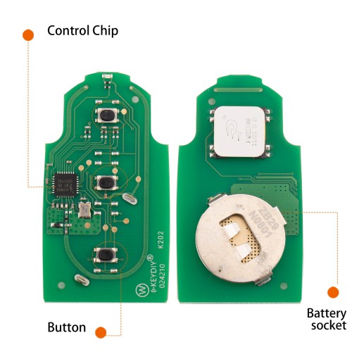 KEYDIY KD ZB29-3 Smart Remote Key for MB Maybach Type 3 Buttons 5pcs/lot