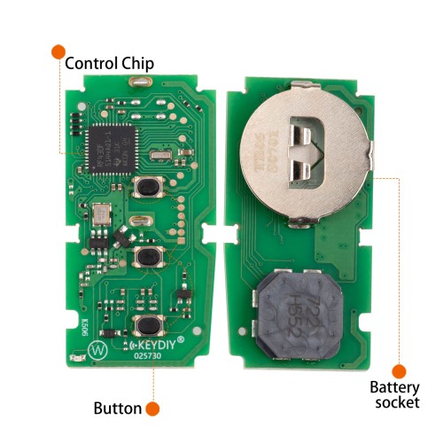 KEYDIY KD TB06-3 Universal Smart Remote Key 3 Buttons for Toyota Type