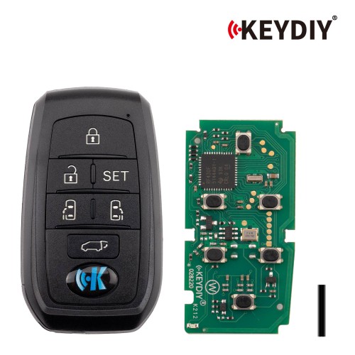 KEYDIY KD TB01-6 Smart Remote Key for Toyota/Lexus Type With 8A Chip 6 Buttons 5pcs/lot