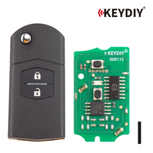 KEYDIY KD B14-2 Flip Remote Key for Mazda Type 2 Buttons 5pcs/lot