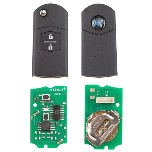 KEYDIY KD B14-2 Flip Remote Key for Mazda Type 2 Buttons 5pcs/lot