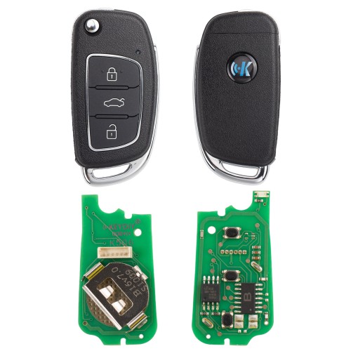 KEYDIY KD B16-3 Flip Remote Key for Hyundai KIA Type 3 Buttons 5pcs/lot
