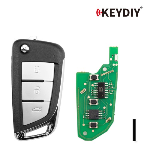 KEYDIY KD B59-3 Flip Remote Key 3 Buttons 5pcs/lot
