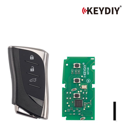 KEYDIY KD ZB42-3 Smart Remote Key for Lexus Type 3 Buttons 5pcs/lot