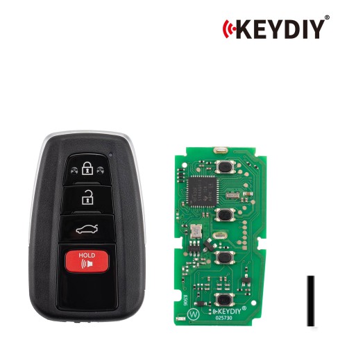 KEYDIY KD TB36-4 Smart Remote Key for Toyota/ Lexus 3+1 Buttons With 8A Transponder 5pcs/lot