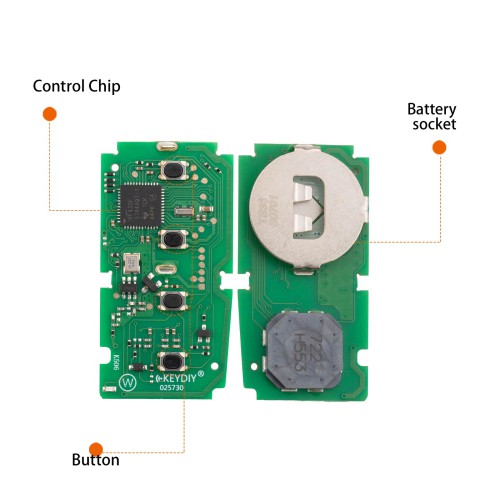 KEYDIY KD TB36-4 Smart Remote Key for Toyota/ Lexus 3+1 Buttons With 8A Transponder 5pcs/lot