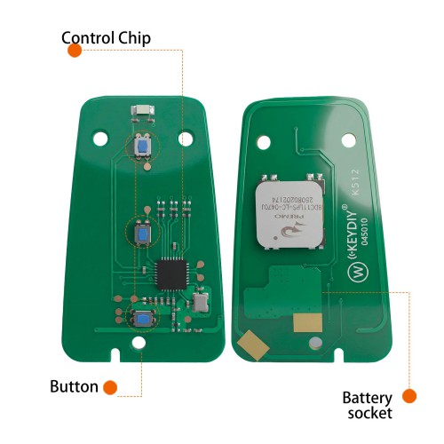 KEYDIY KD ZB66 Smart Remote Key for Peugeot/Citroen Style 3 Buttons 1pc