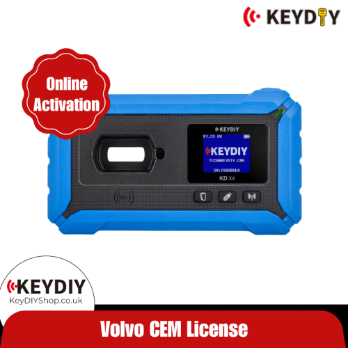 KEYDIY KD-X4 Volvo Semi-Smart key/ 8A Smart Key Programming License Dismantle and Read the CEM Data