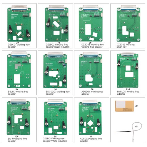 KEYDIY Solder-Free Clamp Adapter for MQB49 5C/5D, BMW BDC2/ BDC3 work with KD-X4, KD Max