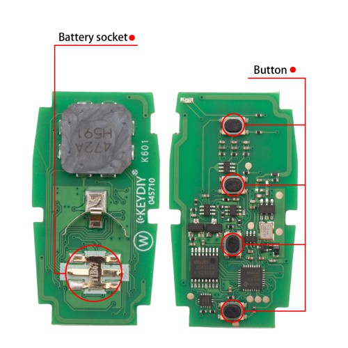 KEYDIY KD TIB67 Smart Key for Subaru Type with 8A 4D Chip Type 3 Buttons