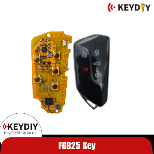 KEYDIY FGB25-5 PCB Key Board for VW POR 5C/5D & BMW BDC2, BDC3, or BCP with Key Shell 5 Buttons