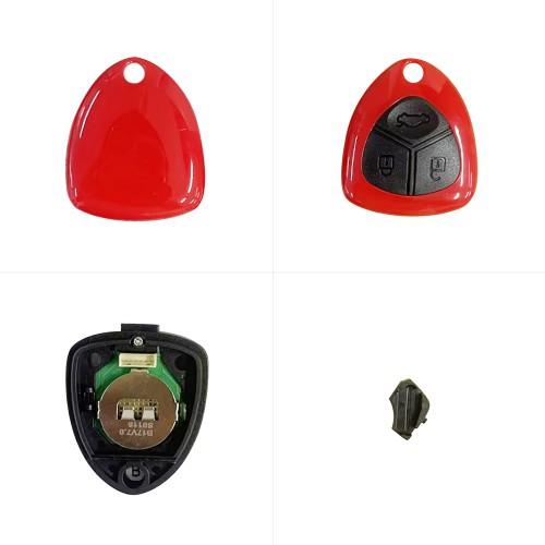 KEYDIY KD B17-3 Bladed Remote for Ferrari Type Red Color 3 Buttons 5pcs/lot