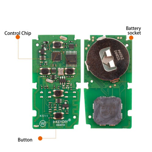 KEYDIY TIB01-5 Smart Key for Toyota Type 5 Buttons