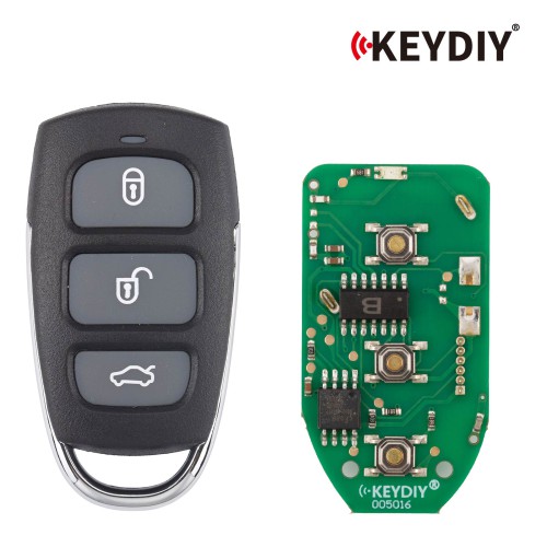 KEYDIY KD B20-3 Remote Key for Hyundai Azera Type 3 Buttons 5pcs/lot