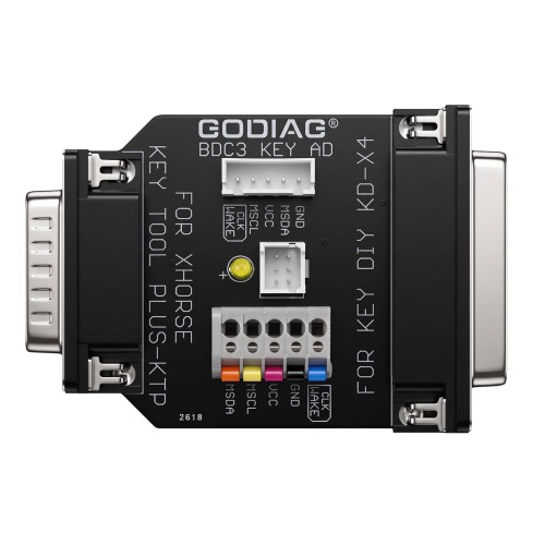 GODIAG BCP U KEY BDC2 BDC3 14-in-1 Adapter Kit for 5C/ 5D Encrypted Key Programming & Matching Supports KD-MAX, KD-X4
