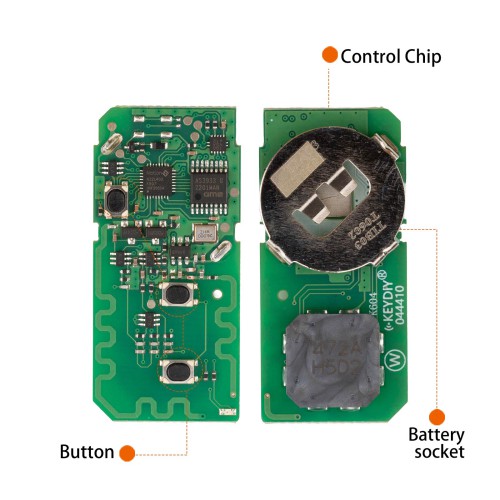 KEYDIY TIB03-3(Silver Gray) Smart Key 3 Buttons 1pc
