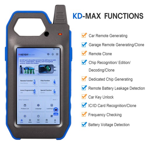 [Combo Kit] KEYDIY KD-MAX Remote Programmer & KD-MATE Key Programmer & KD MINI PROG