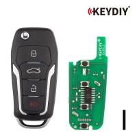 KEYDIY KD B12-4 Flip Remote Key Type for Ford Type 3+1 Buttons 5pcs/lot
