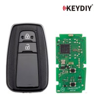 KEYDIY KD TB36-2 for Toyota for Lexus Universal Smart Remote Key 2 Buttons With 8A Transponder 5pcs/lot