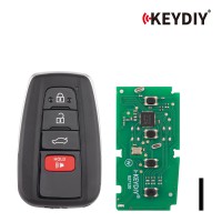 KEYDIY KD ZB36-4 Smart Remote Key for Toyota Type 3+1 Buttons 5pcs/lot
