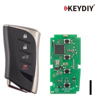 KEYDIY KD TB42-4 Smart Remote Key for Lexus Type 3+1 Buttons 5pcs/lot