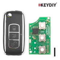 KEYDIY KD B07-3 Flip Remote Key for Bentley Type 3 Buttons 5pc/lot