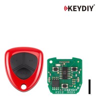 KEYDIY KD B17 (Punctate) Remote for Ferrari Type Red Color 3 Buttons 5pcs/lot