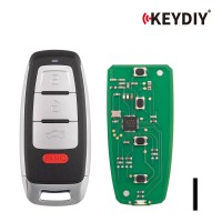 KEYDIY KD ZB08-4 Smart Remote Key for Audi Type 3+1 Buttons 5pcs/lot