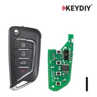 KEYDIY KD NB21-4 Flip Remote Key Knife Type 3+1 Buttons 5pcs/lot
