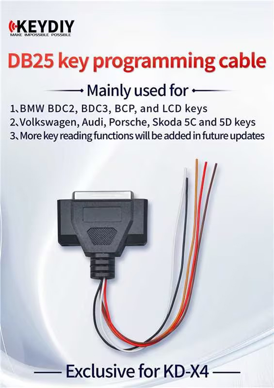 keydiy db25 cable